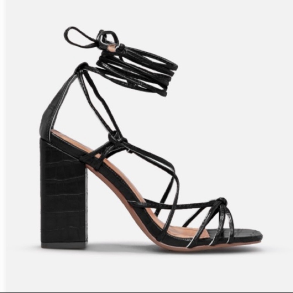 Sz 5.5 Dimona Strappy Heeled Sandal NIB-6292